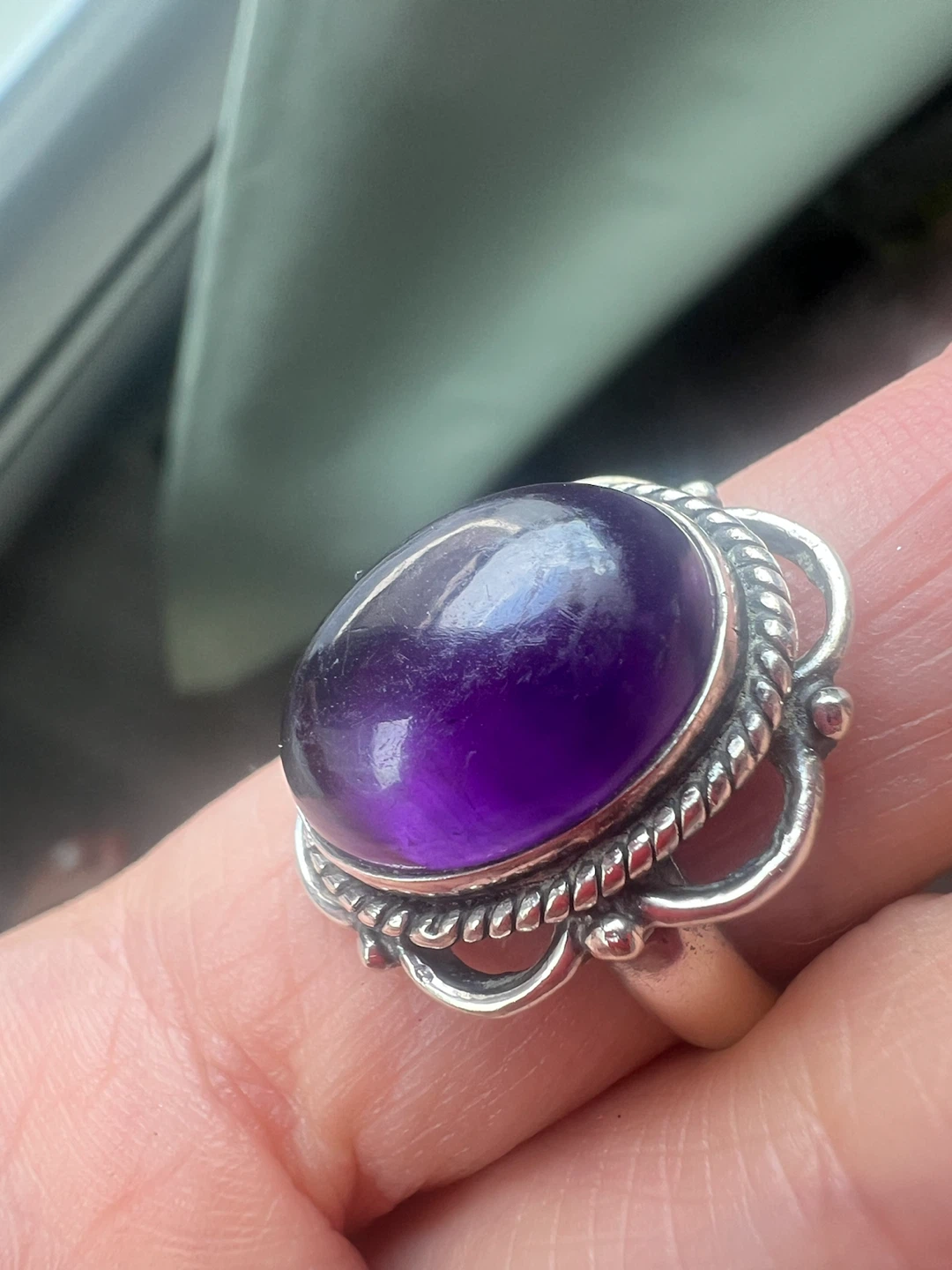 Sterling Silver Amethyst Ring