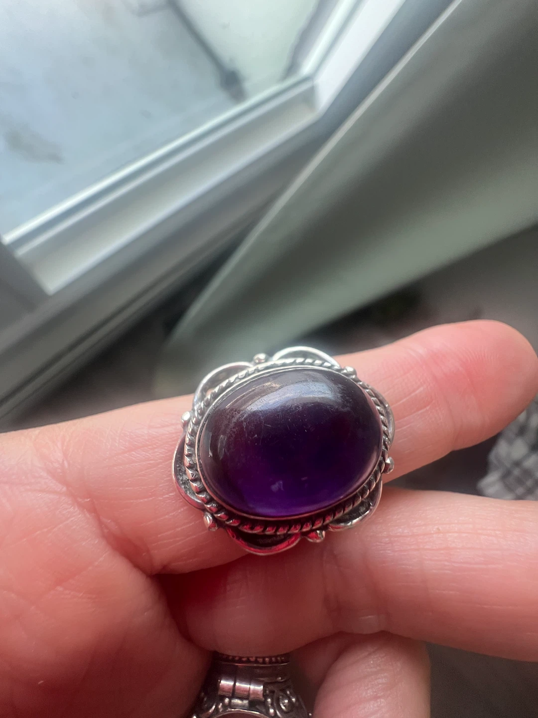 Sterling Silver Amethyst Ring - photo 3