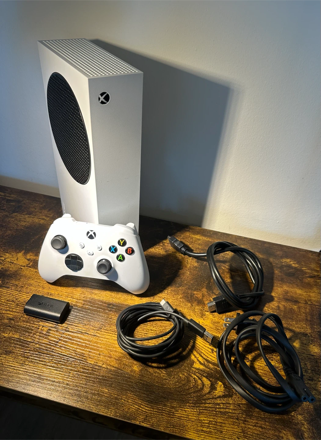 Xbox Series S Console with Controller, battery pack and adapter
