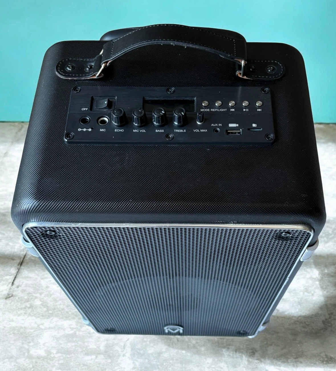 Portable Bluetooth Trolley Speaker with LED Lights guc - photo 2