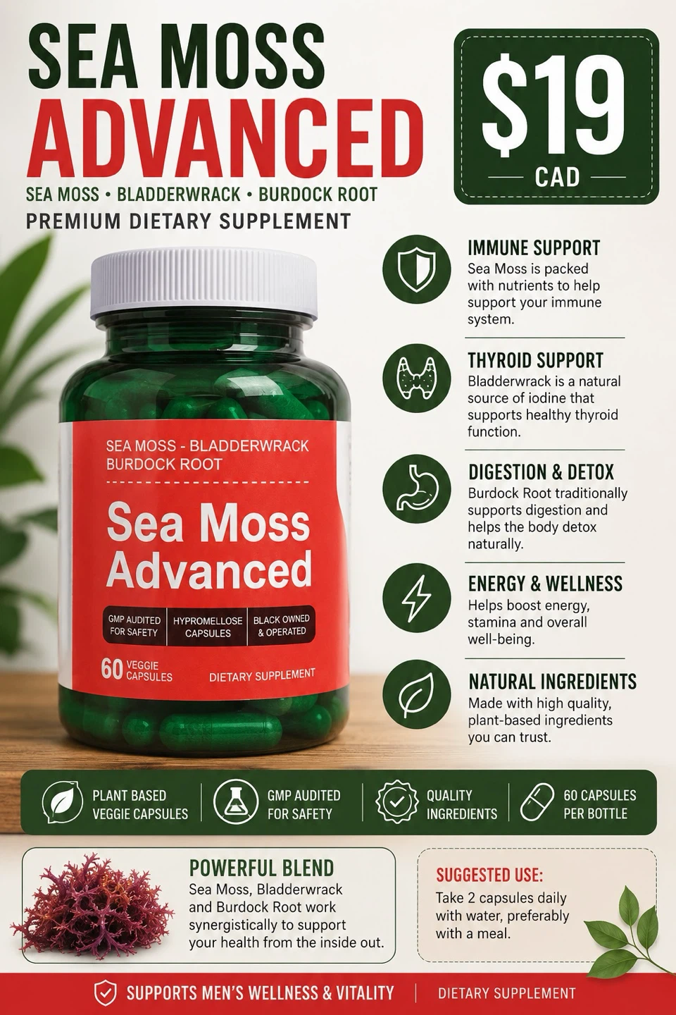 Sea Moss Advanced Dietary Supplement