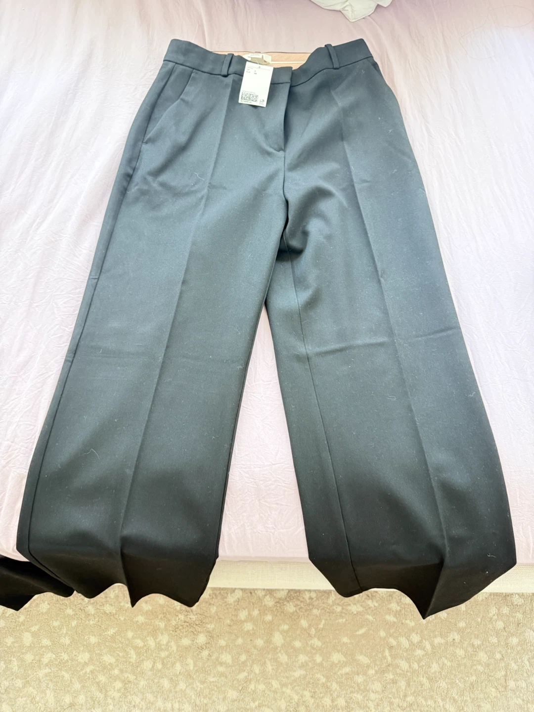 Black Wide Leg Trousers