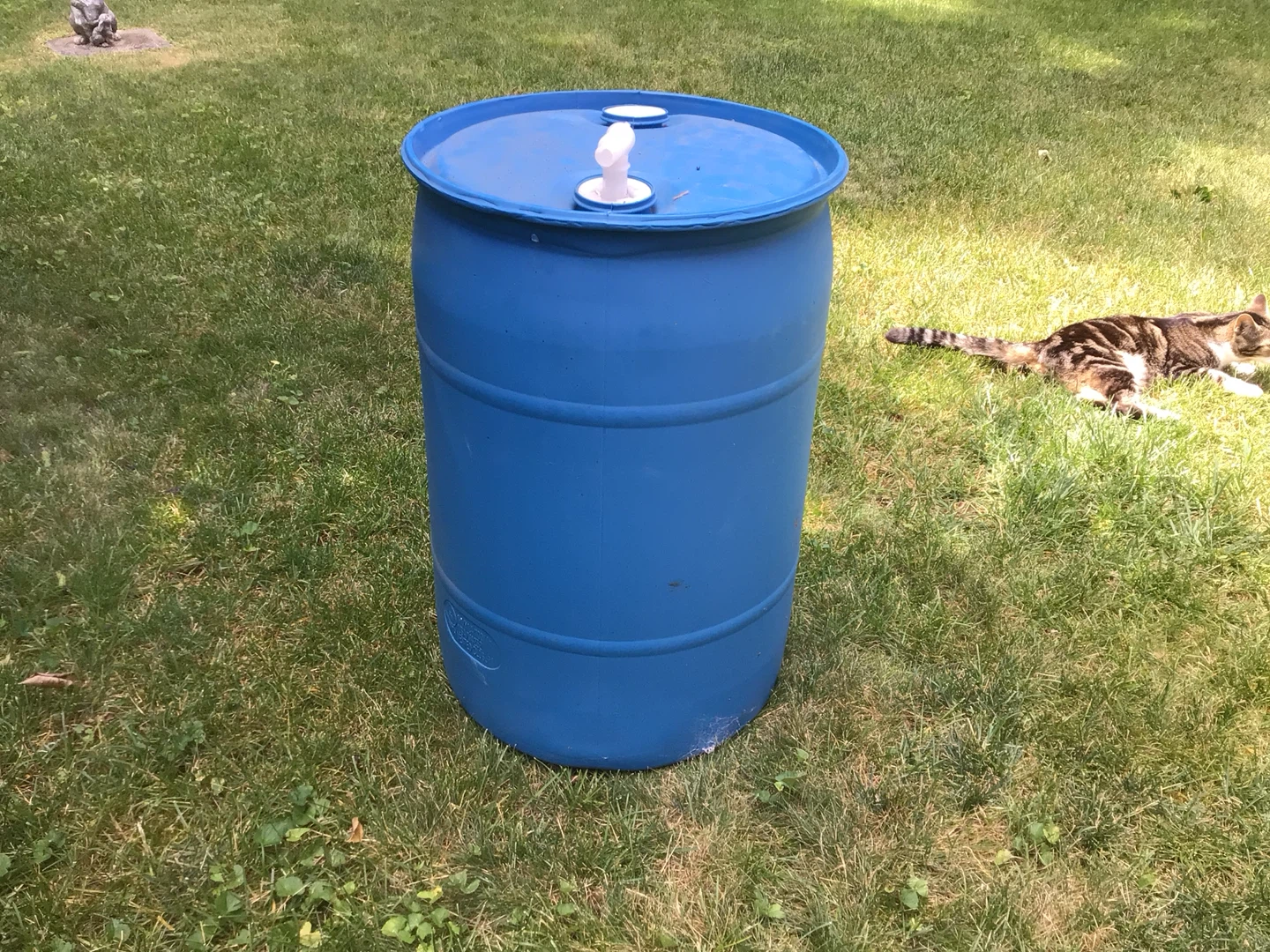 Blue Plastic Drum with Spigot