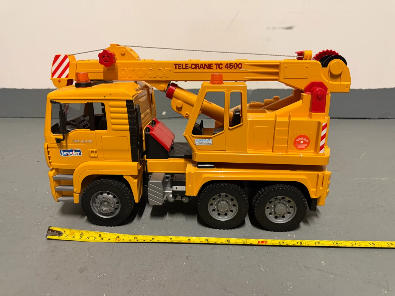 Bruder Tele-Crane TC 4500 Toy Truck - photo 2