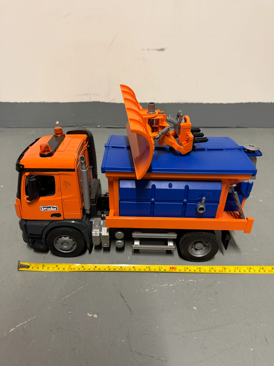 Bruder Snow Plough Truck Toy - photo 3