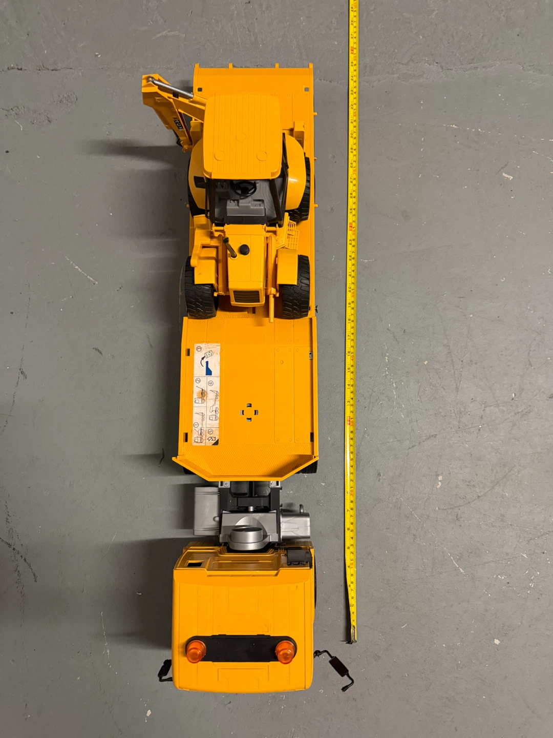Bruder Yellow Toy Truck and Tractor Set