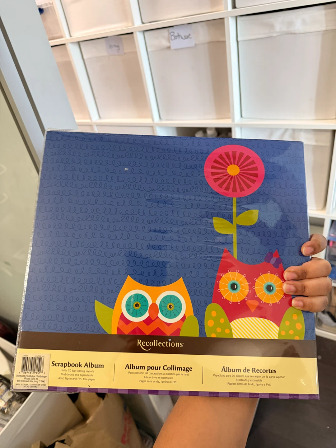 Recollections Owl Scrapbook Album 12 x 12 inch
