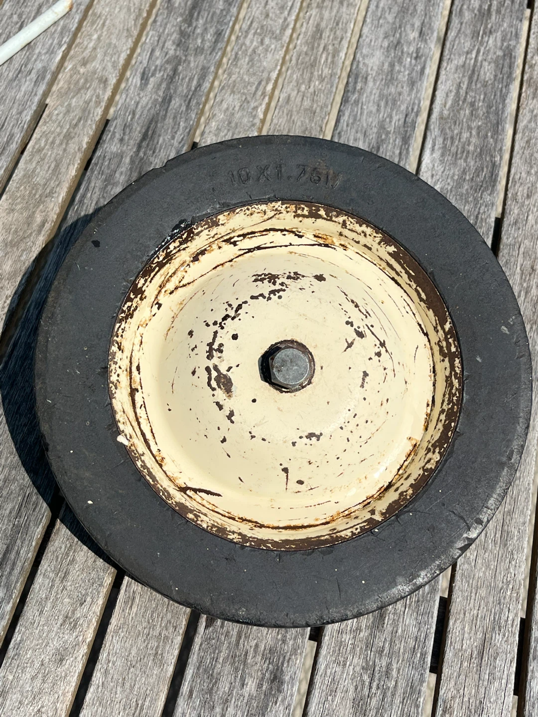 Solid rubber wheel - 10” x 1.75”w