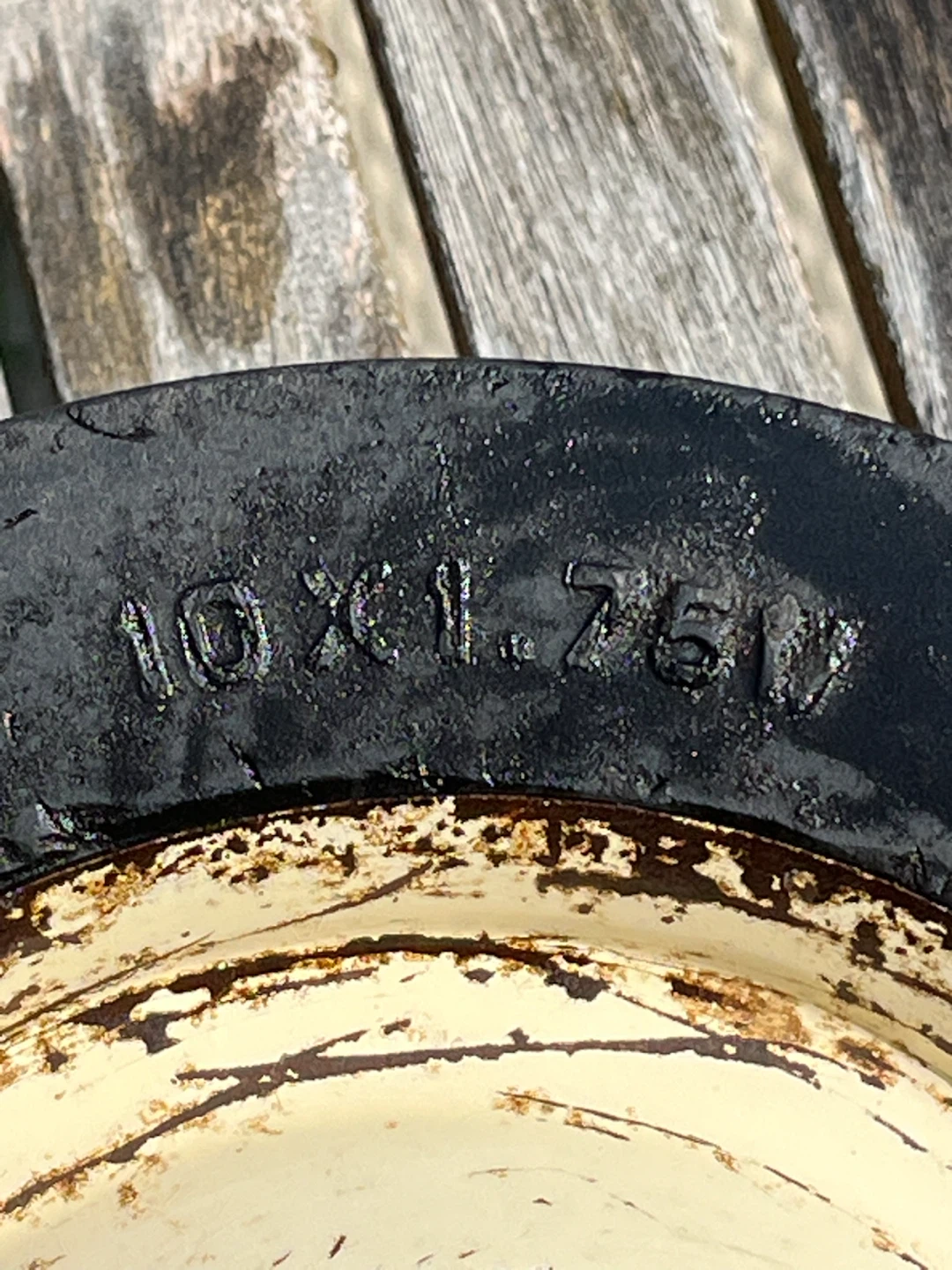 Solid rubber wheel - 10” x 1.75”w - photo 5