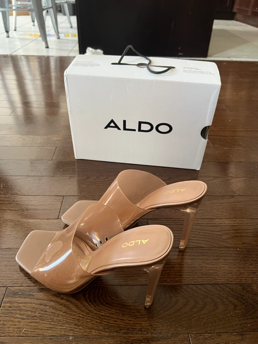 ALDO Women's Transparent Block Heel Mules - photo 2