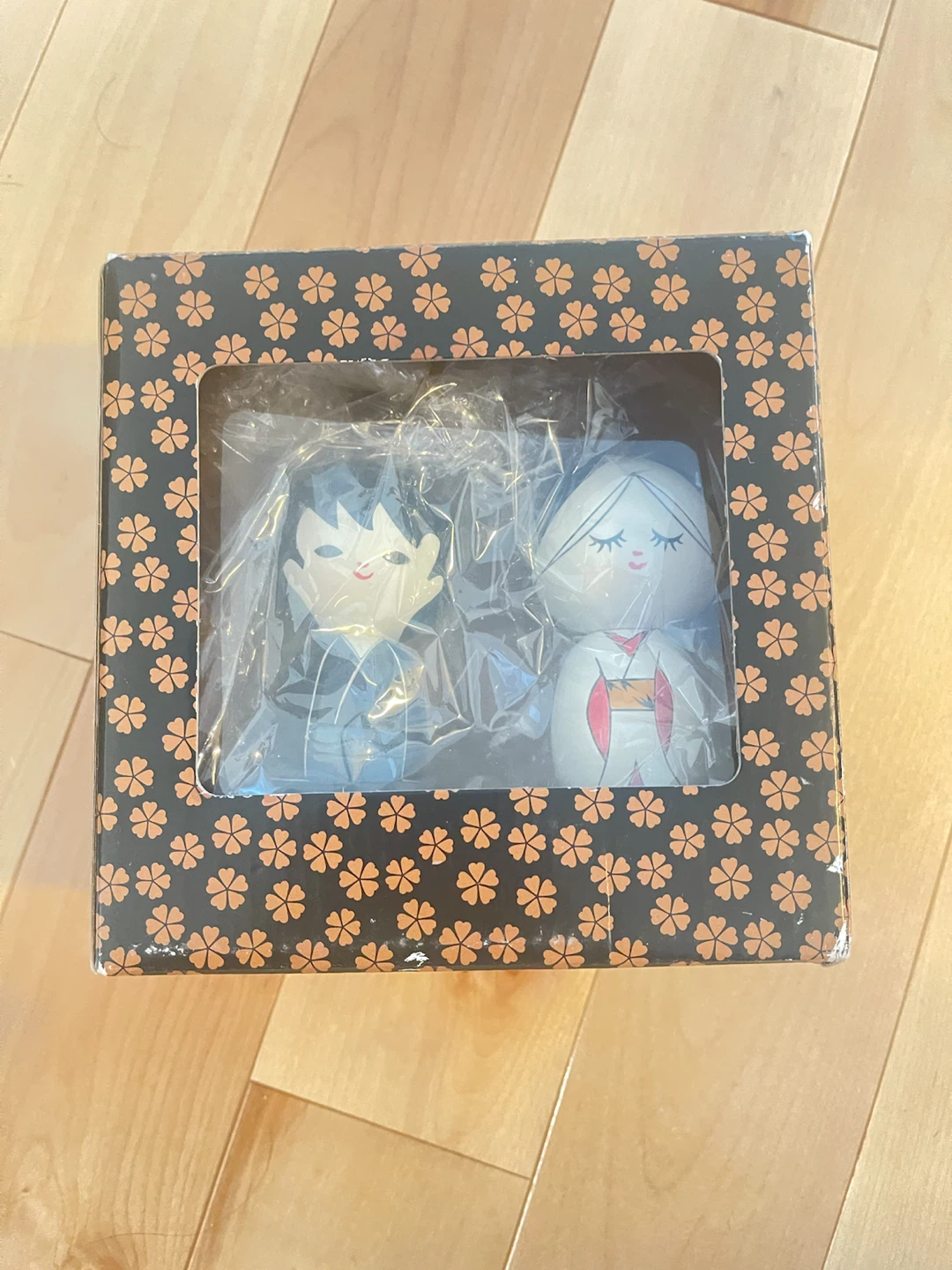 Japanese Kokeshi Dolls in Gift Box