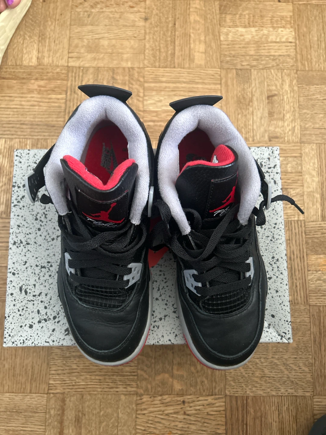 Air Jordan 4 Retro (GS) Black Cement - photo 3