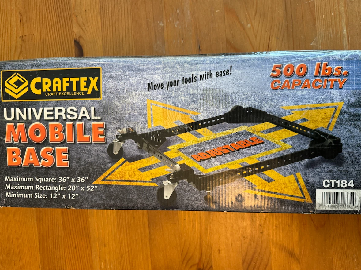 Craftex Universal Mobile Base