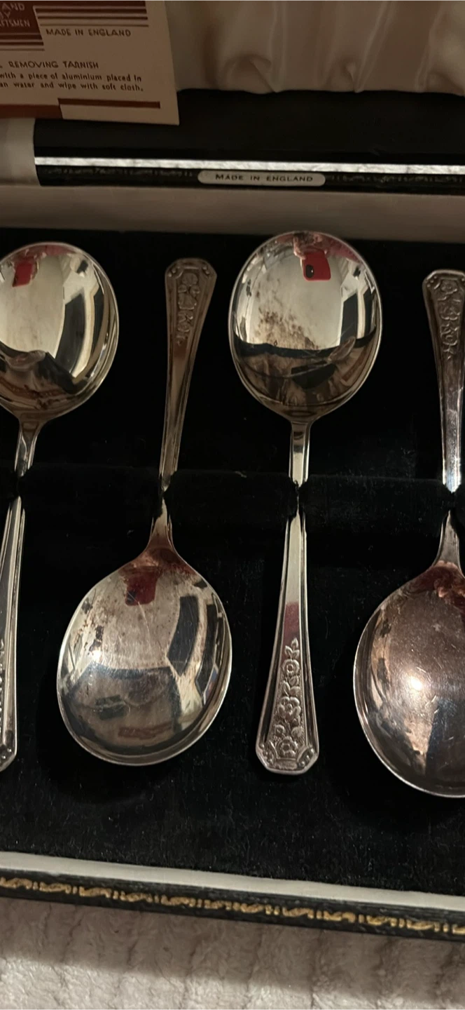 Silver Plate Serving Spoons Set - photo 3