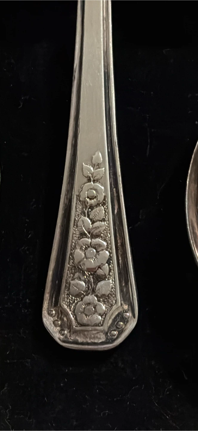 Silver Plate Serving Spoons Set - photo 4