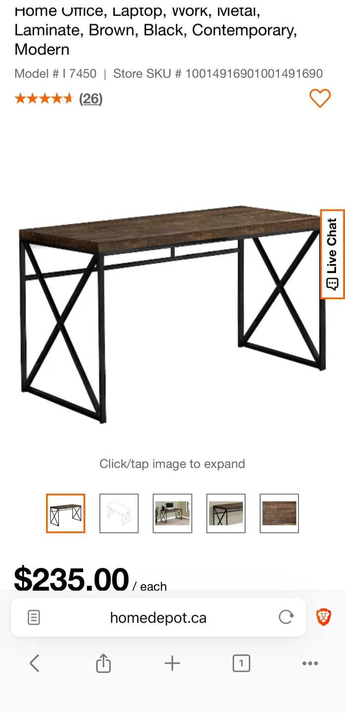 $130 TODAY Home Office Desk - photo 2