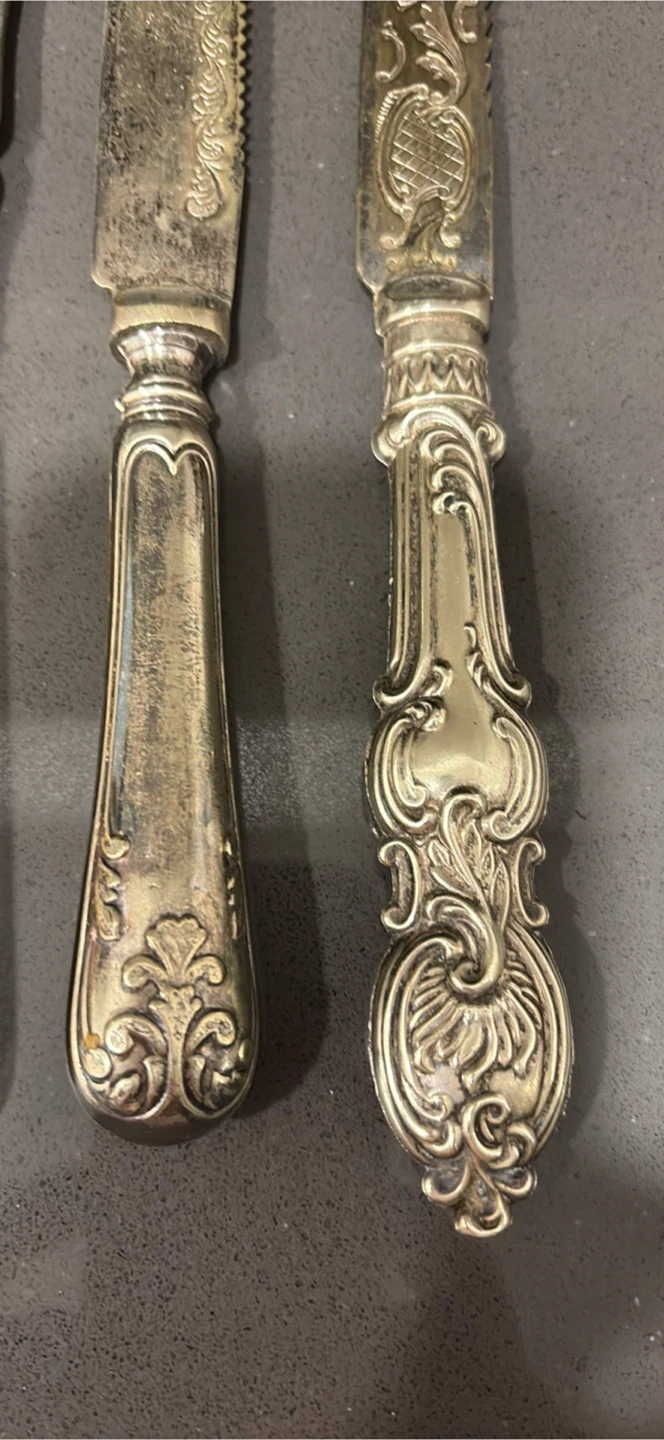Vintage silver plated Serving Utensils Set - photo 3