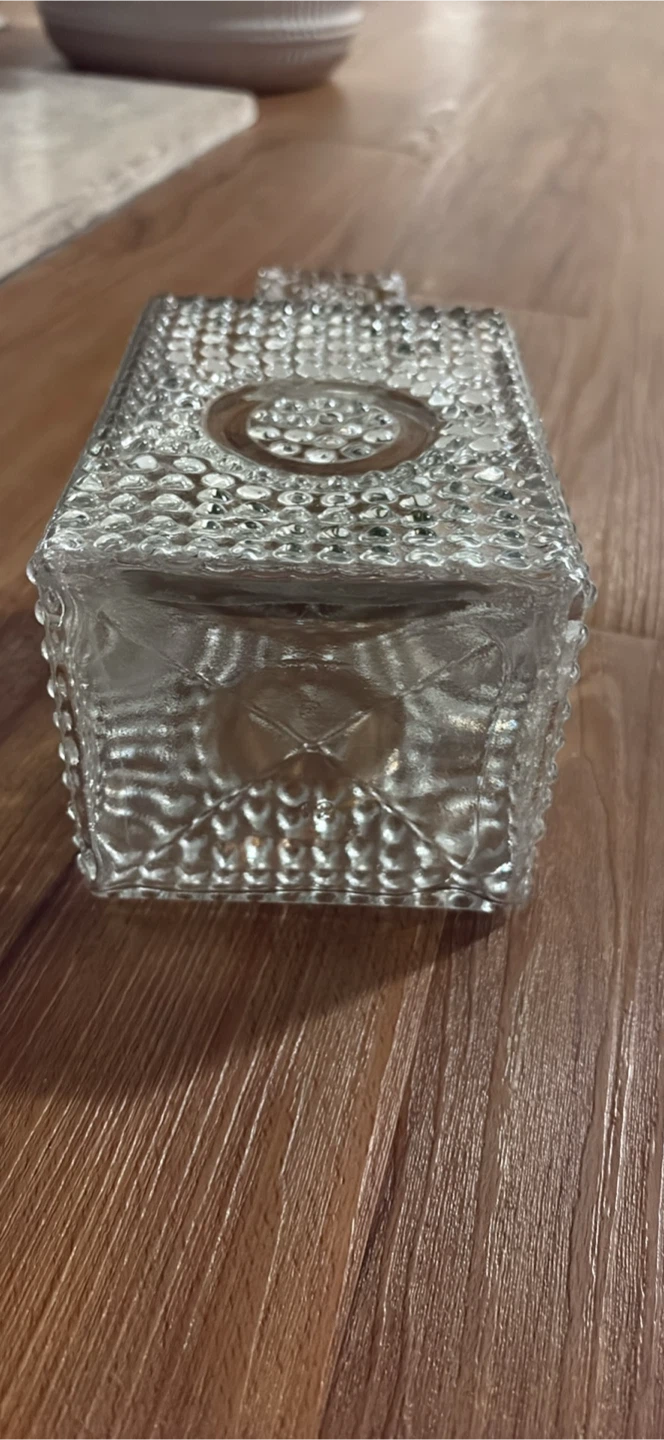 Clear Textured Glass Decanter with Stopper - photo 5