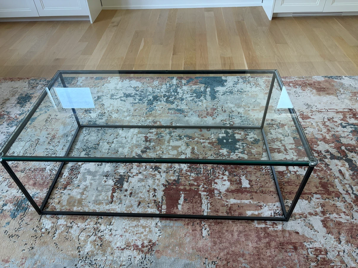 West elm glass coffee table - photo 2