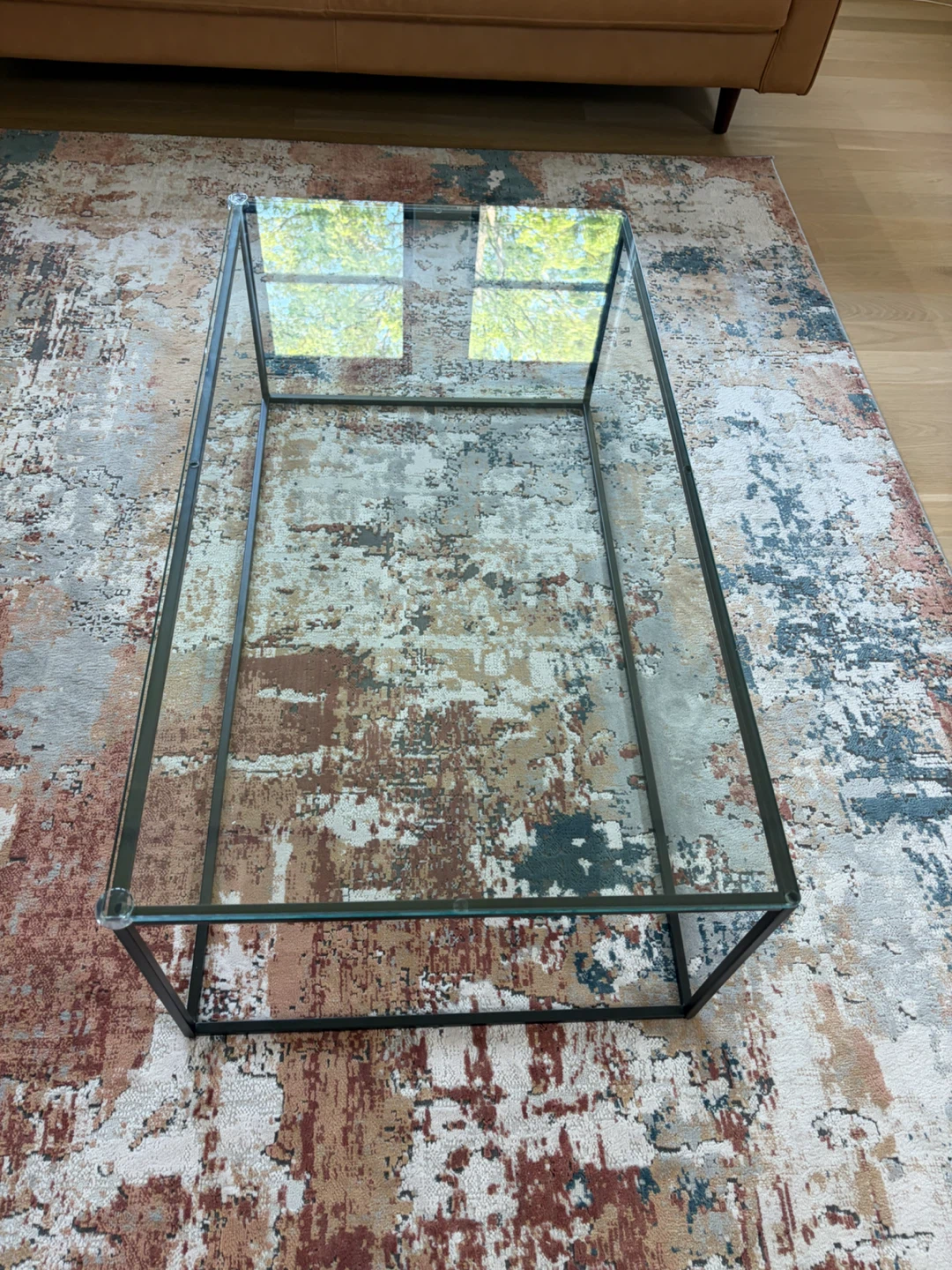 West elm glass coffee table - photo 3