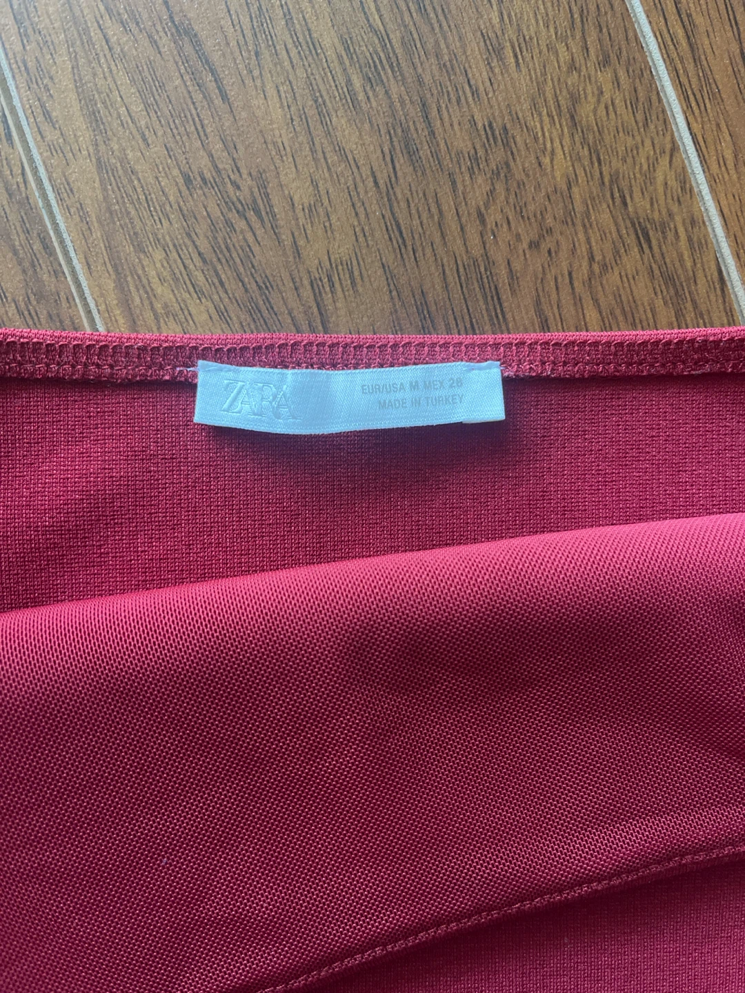 ZARA Red Halter Neck Tank Top - photo 3