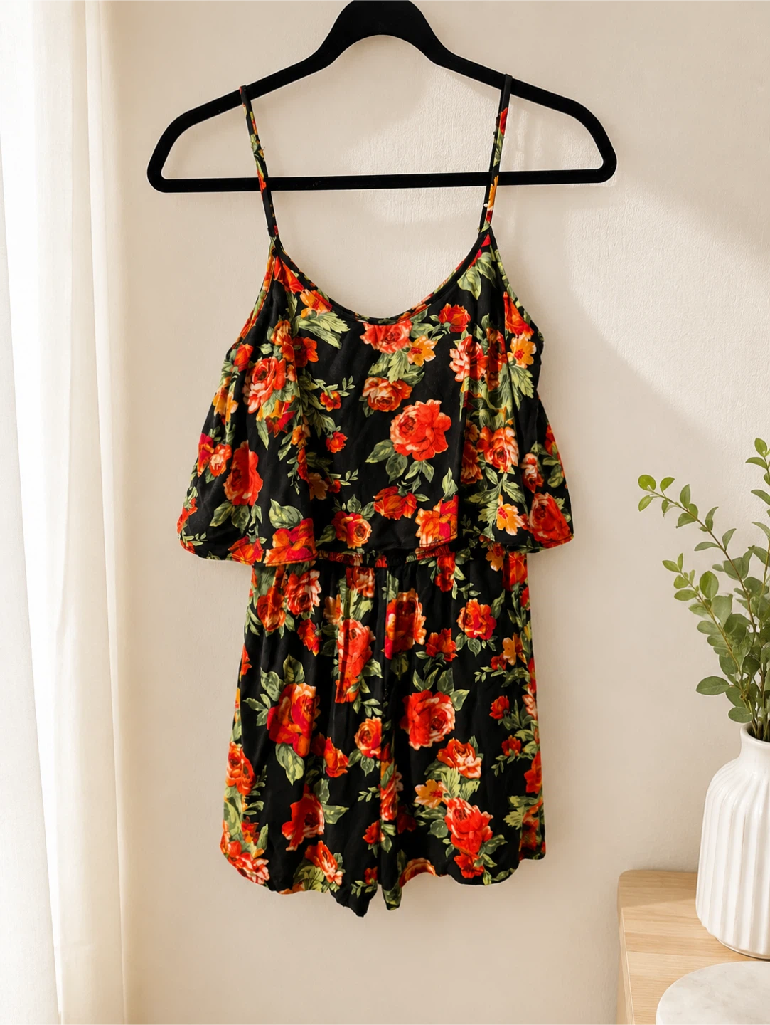 Floral Print Romper