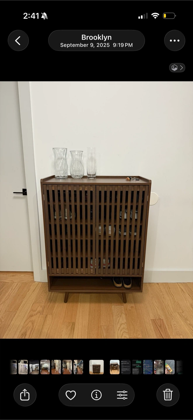 Wooden Shoe Rack Cabinet