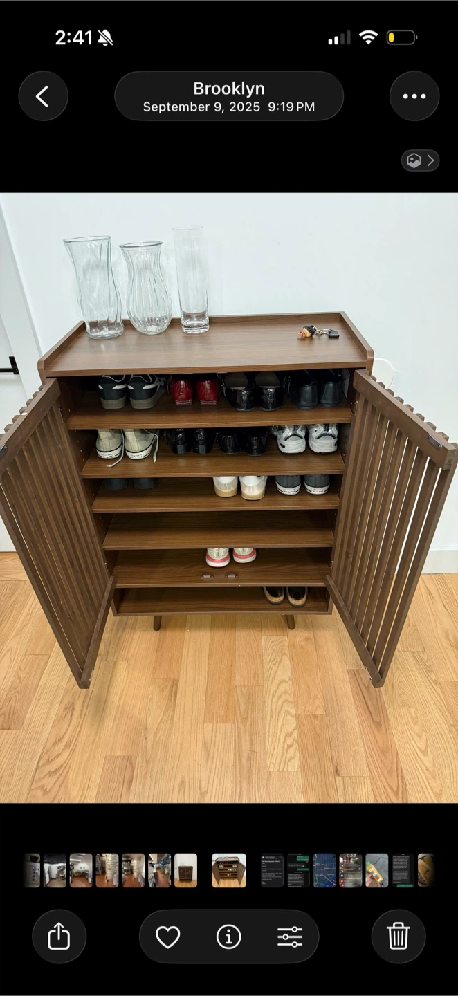 Wooden Shoe Rack Cabinet - photo 2