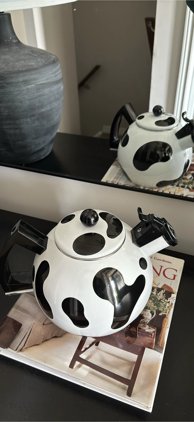 Vintage COPCO Cow Print Kettle - photo 2