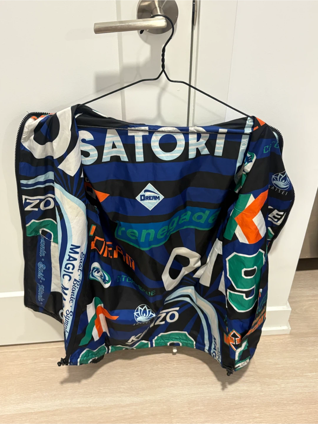 KENZO Black Hooded Reversible Windbreaker Jacket - photo 3