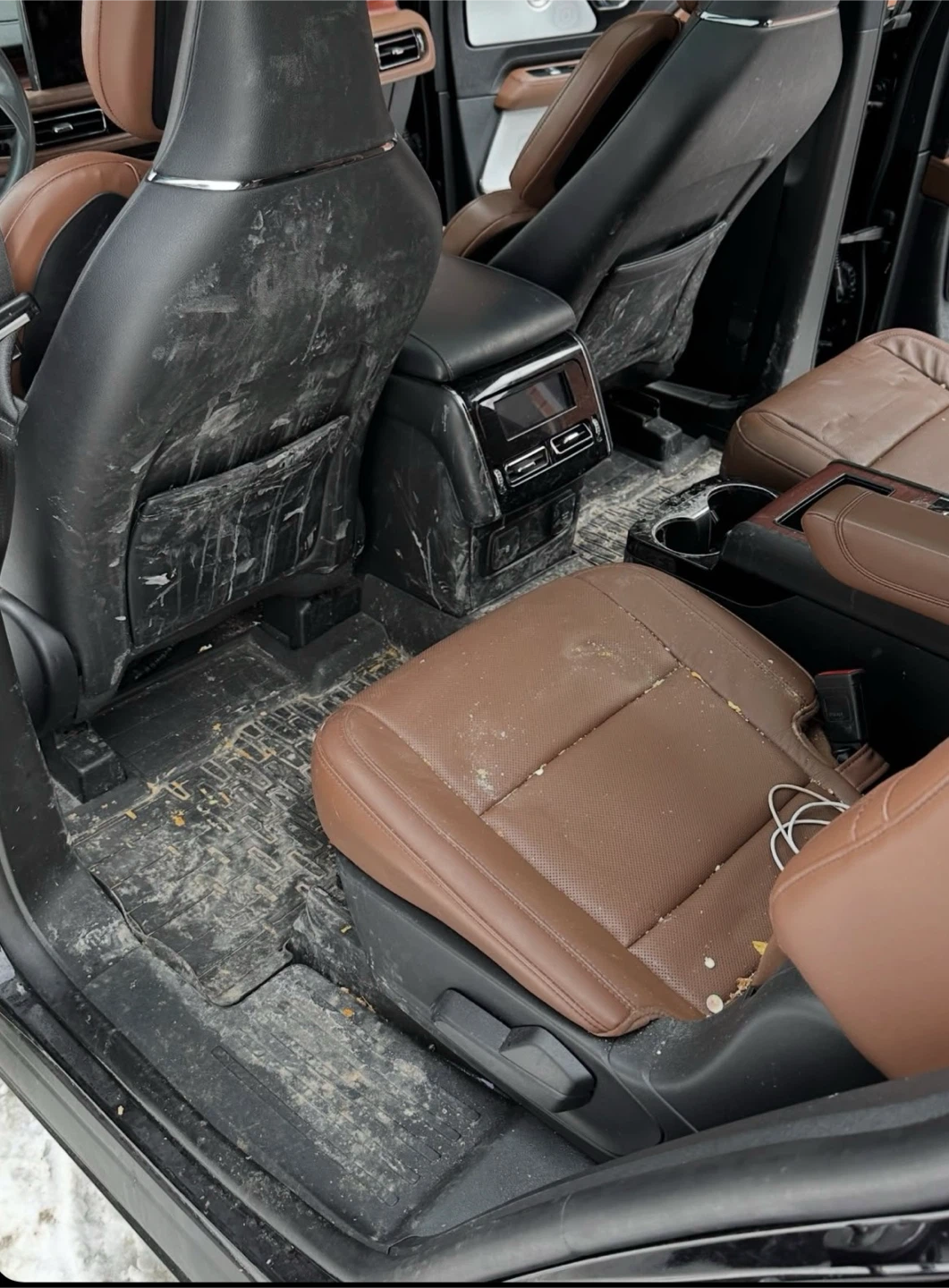 Lincoln Navigator Brown Leather Interior Set