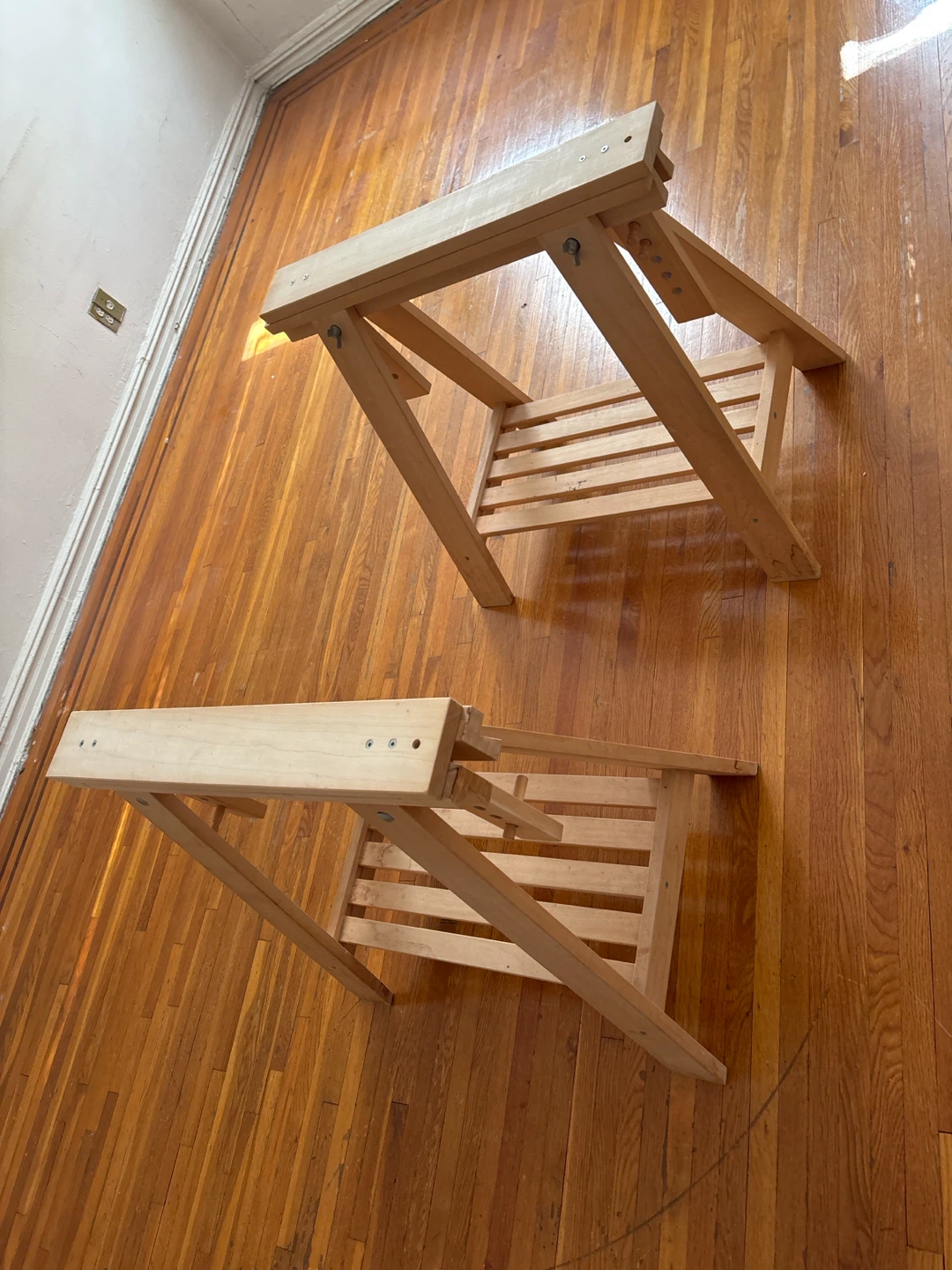Wooden Sawhorses (Pair)