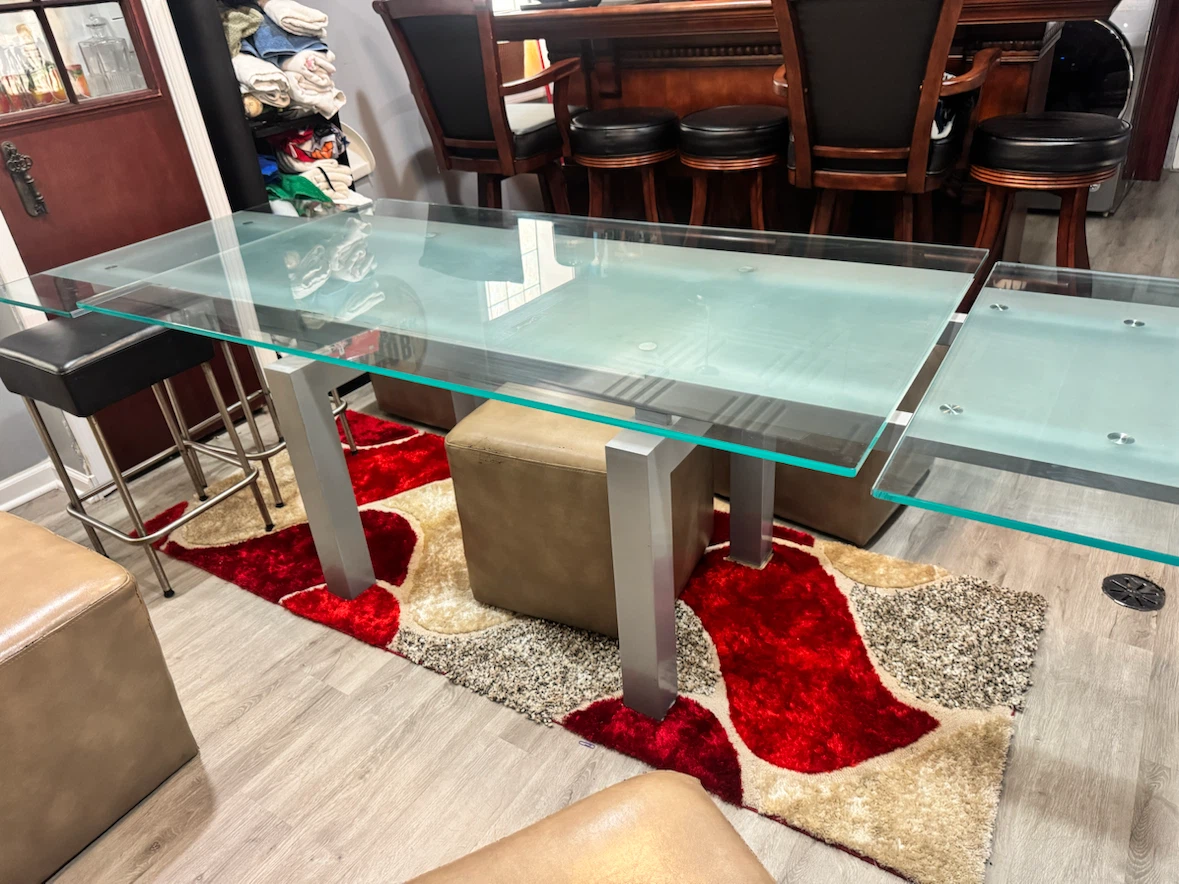 Modern Glass Dining Table - photo 3
