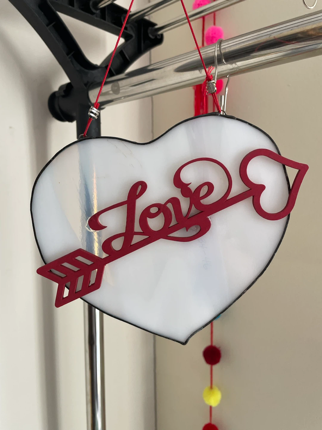 Stained Glass Heart Decoration - photo 3