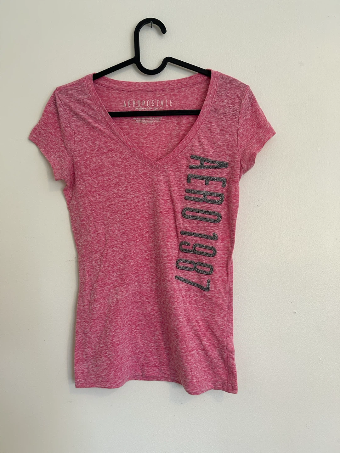 Aeropostale Pink V-Neck