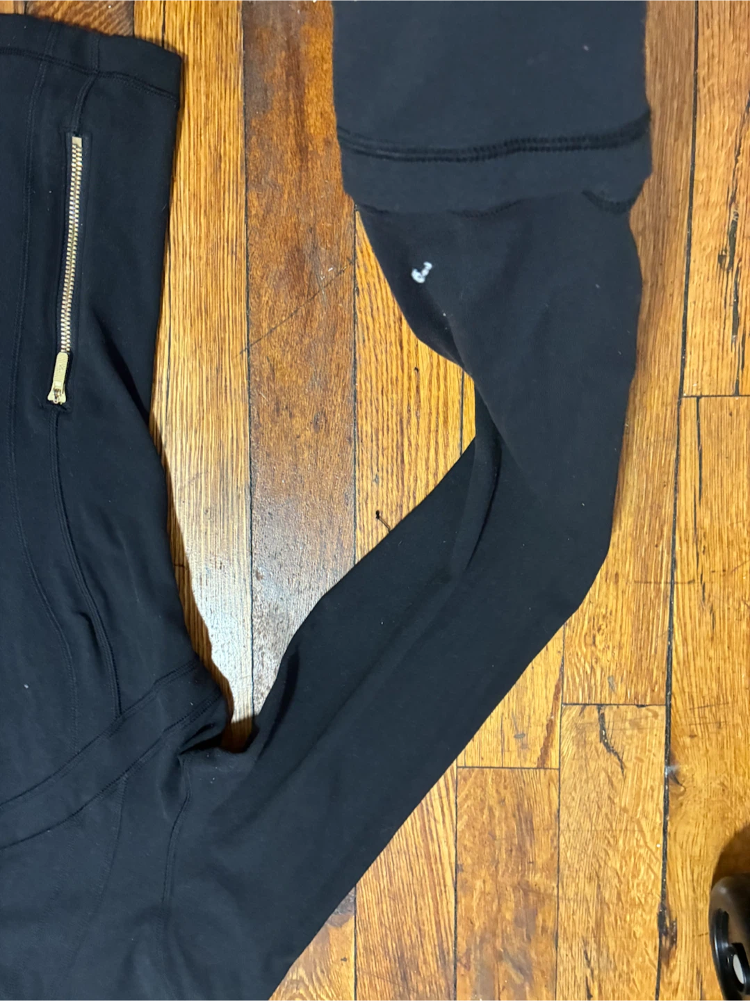 Black Lululemon Jacket with Gold Zippers - photo 2