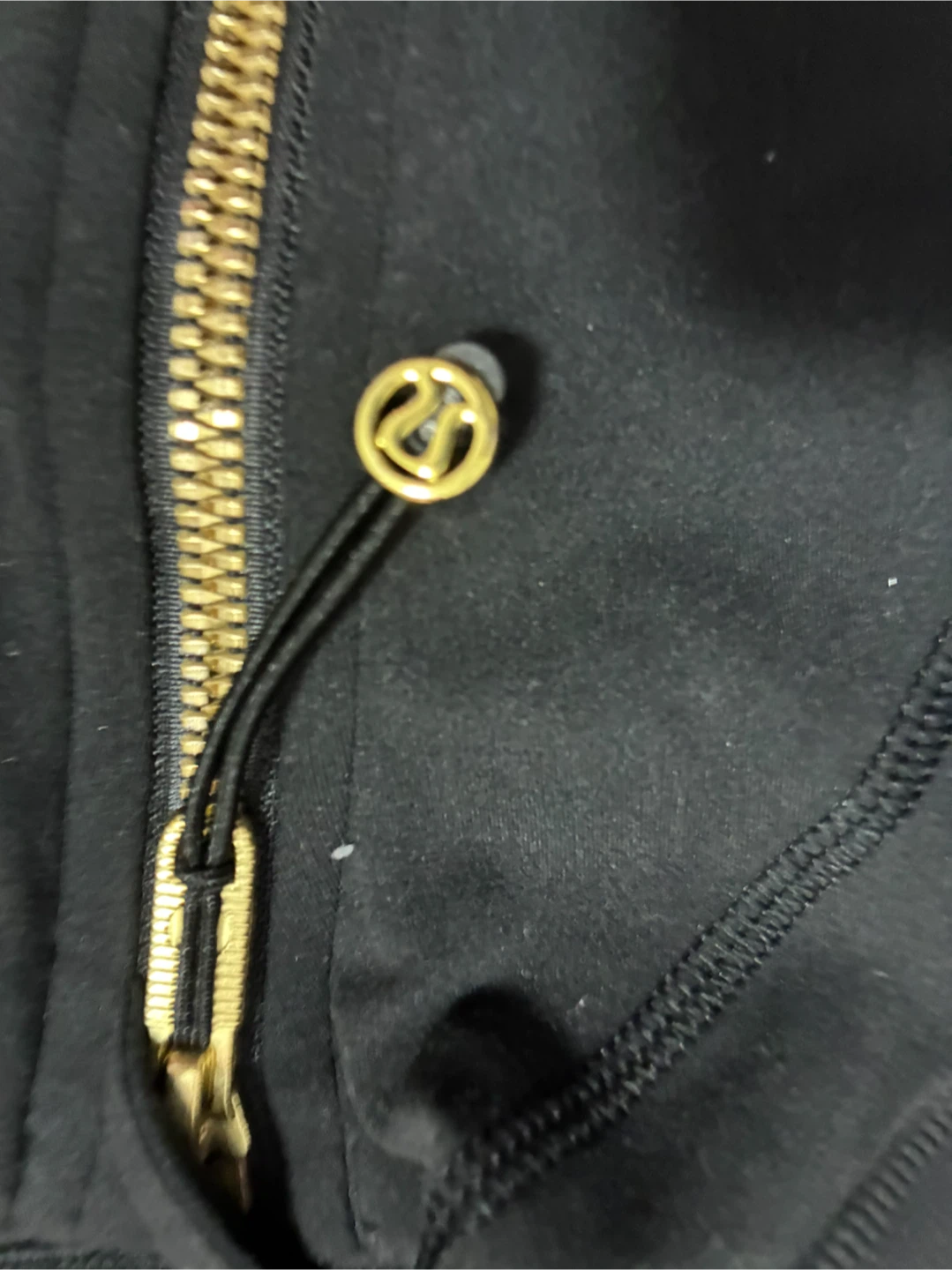 Black Lululemon Jacket with Gold Zippers - photo 4