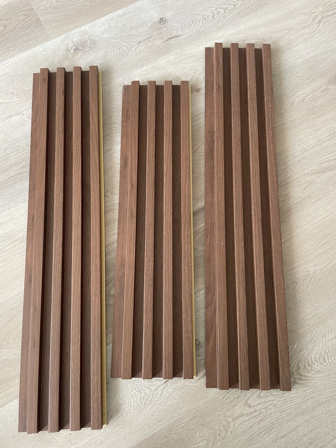 Decorative Wood Slat Wall Panels (Set of 3)