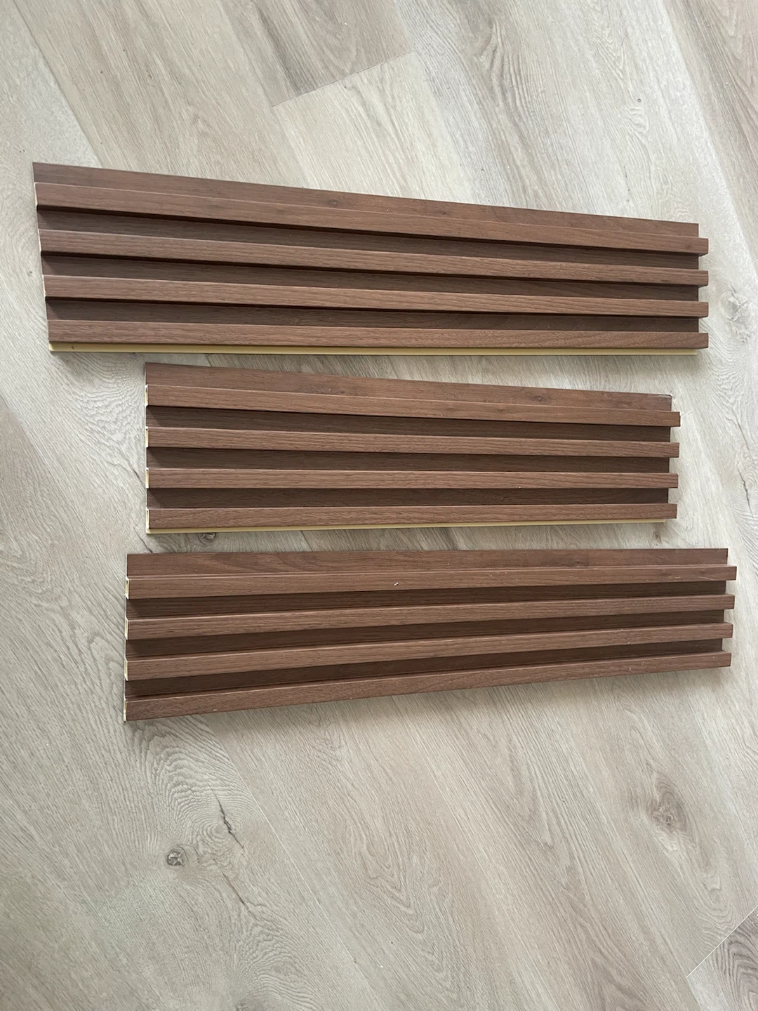 Decorative Wood Slat Wall Panels (Set of 3) - photo 2