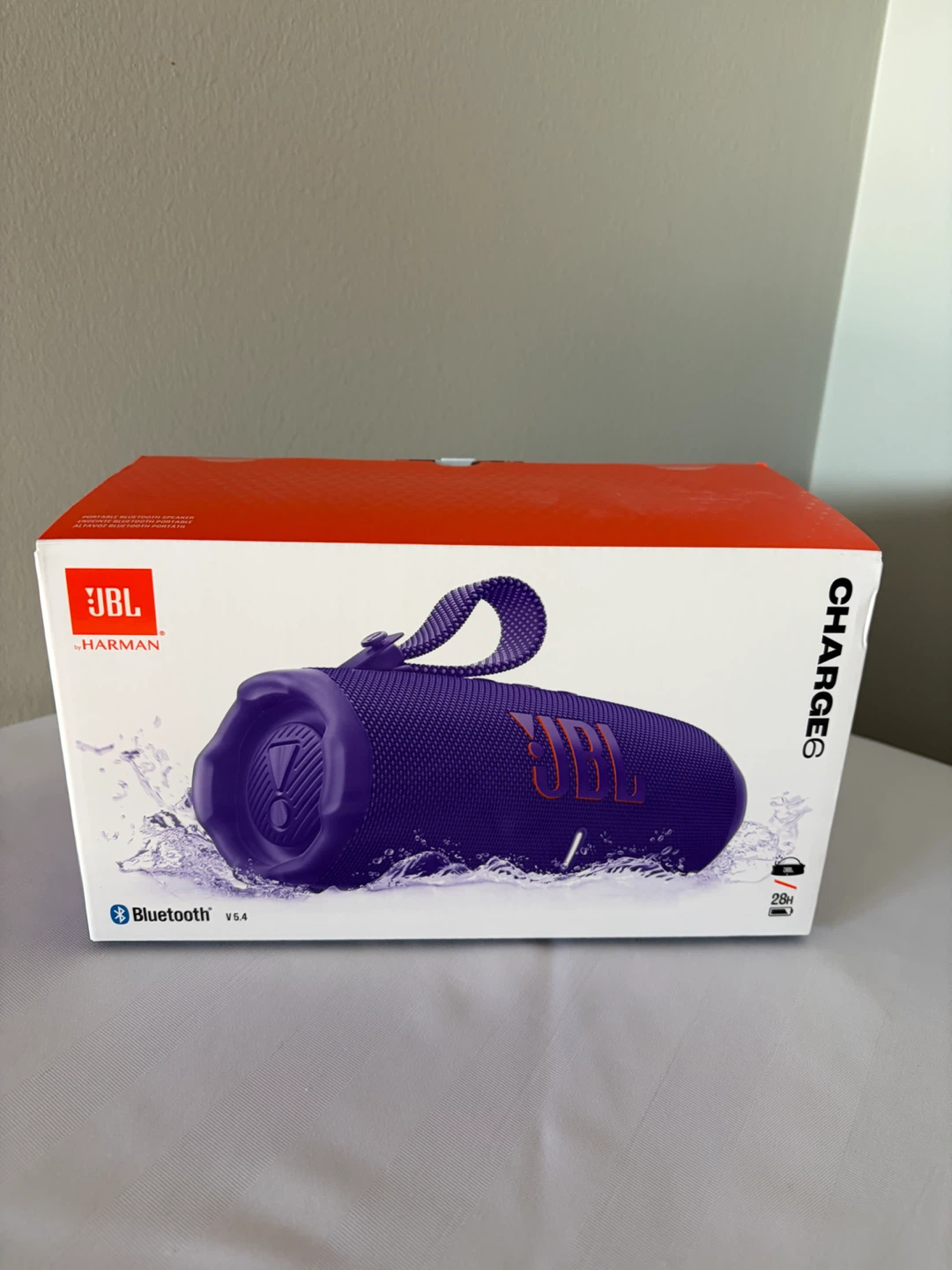 New! JBL Charge 6 Portable Waterproof Bluetooth Speaker
