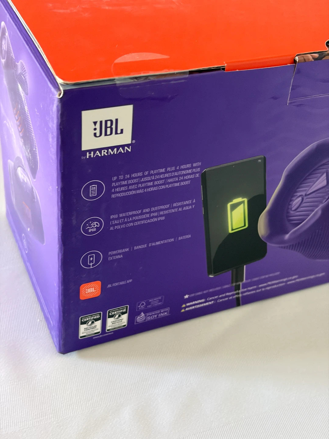 New! JBL Charge 6 Portable Waterproof Bluetooth Speaker - photo 2