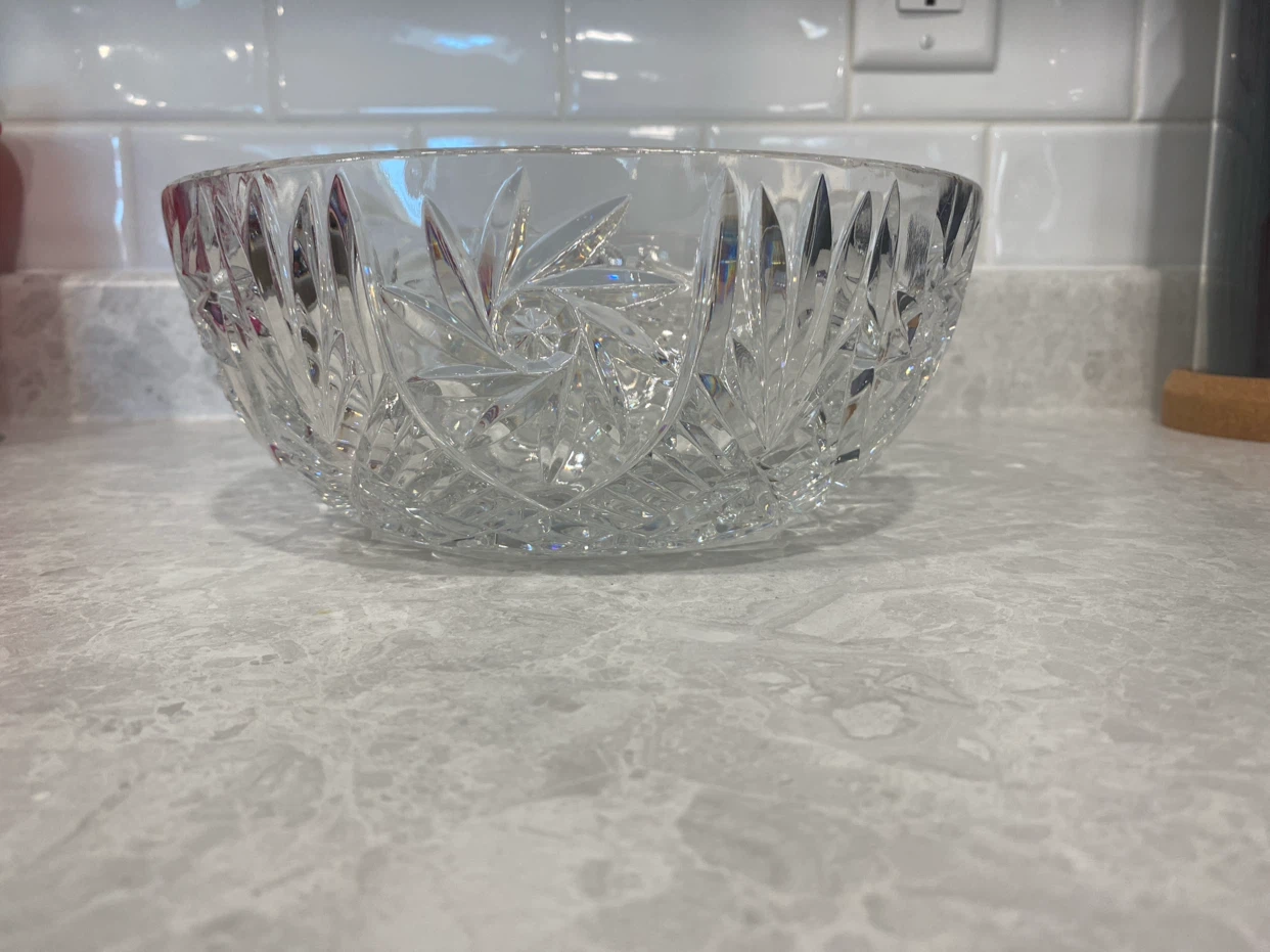 Cut Crystal Serving Bowl - photo 2