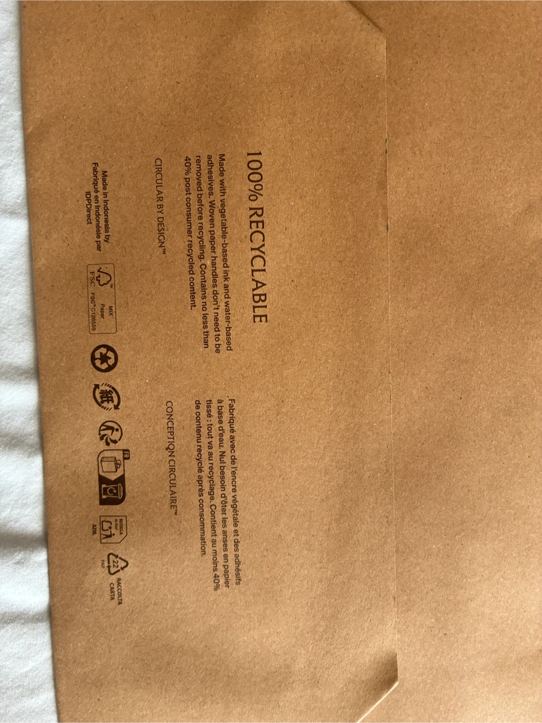 $3 Arc'teryx Paper Shopping Bag 16"x 15" x 7” Donlands O'Connor - photo 3