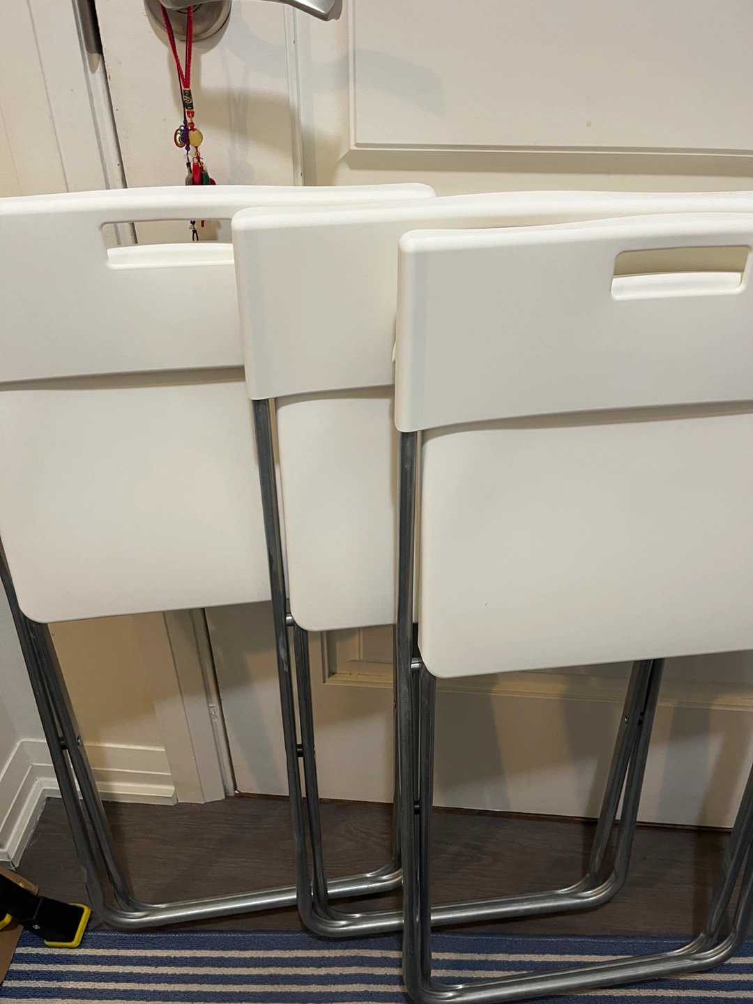 IKEA GUNNDE Folding Chairs (Set of 3)