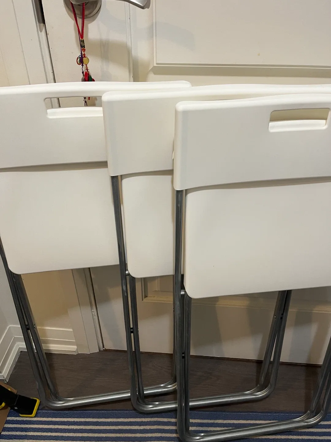 IKEA GUNNDE Folding Chairs (Set of 3)