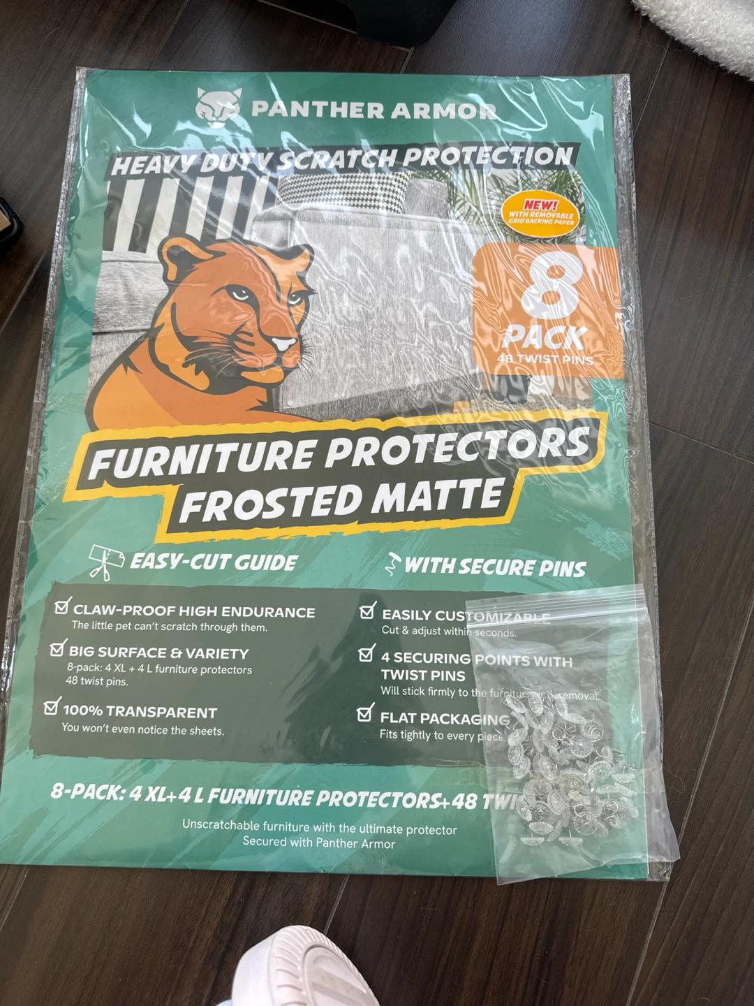 Panther Armor Furniture Protectors (8-Pack)