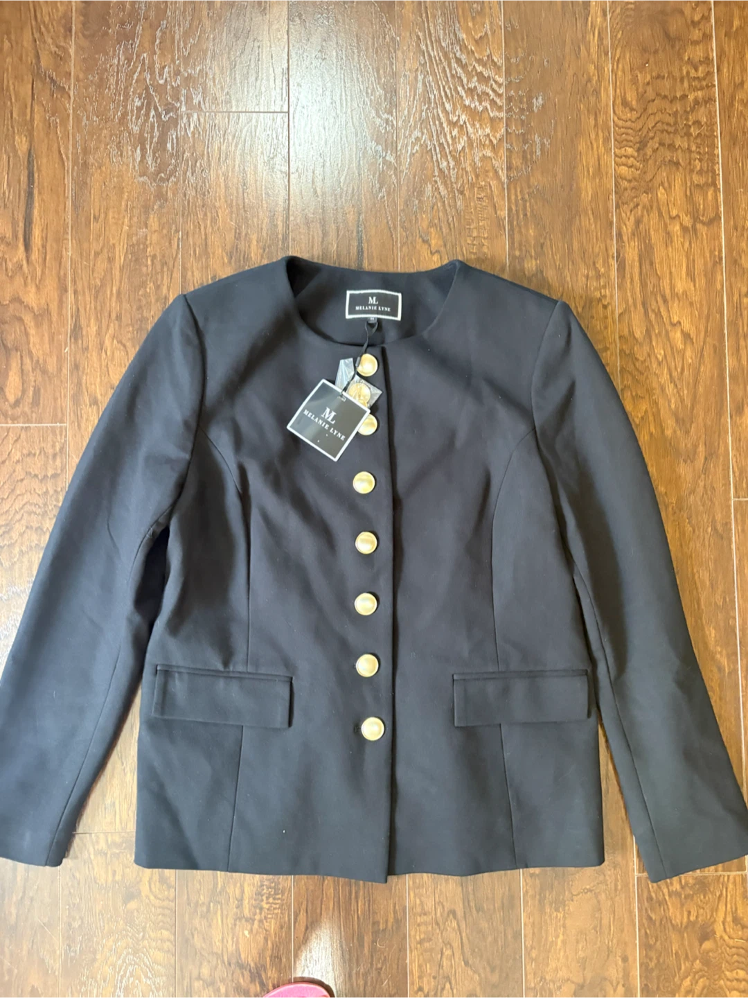 Melanie Lyne Black Blazer - Size 14 - photo 2