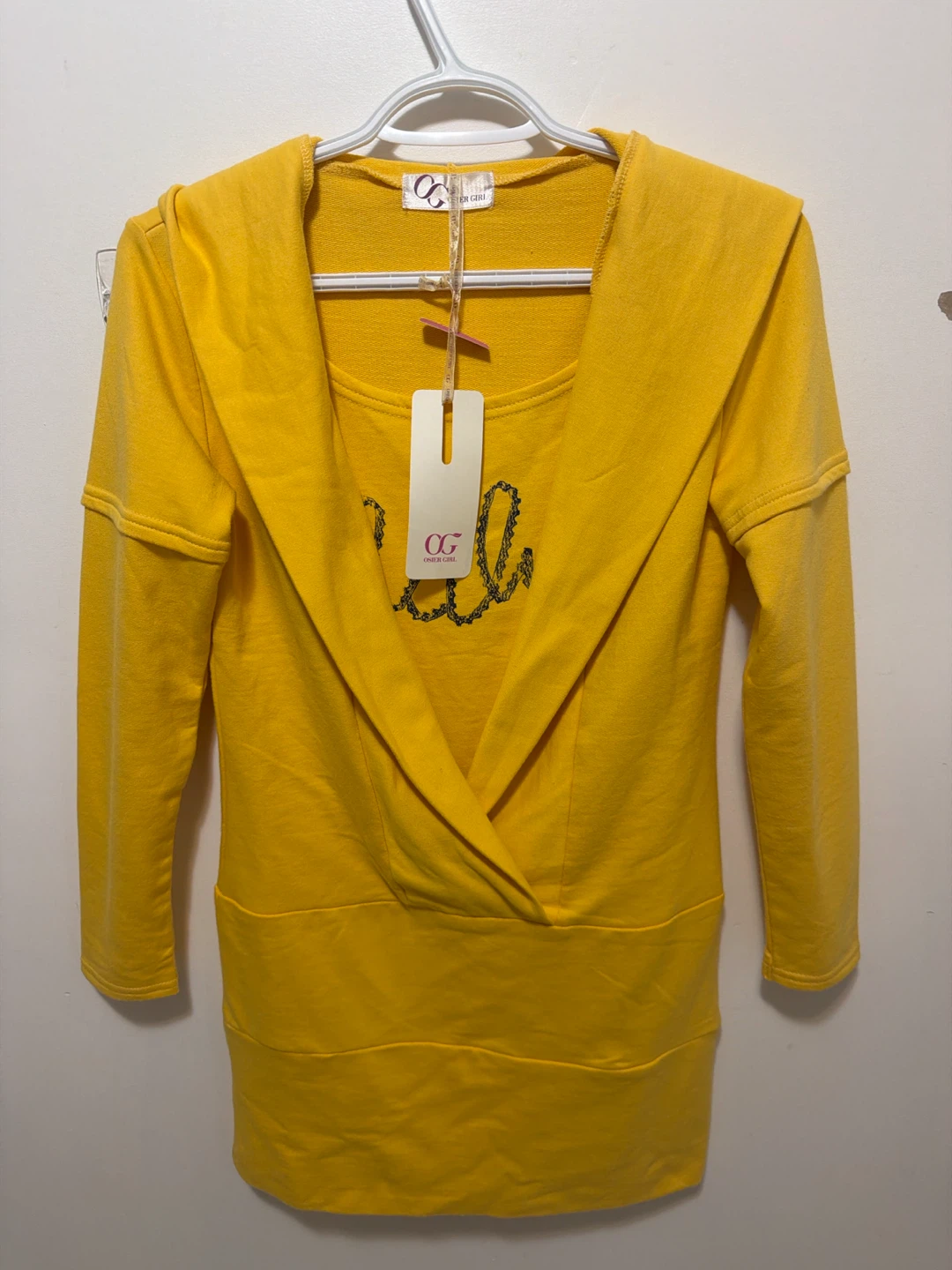 Ostier Girl Yellow Hoodie