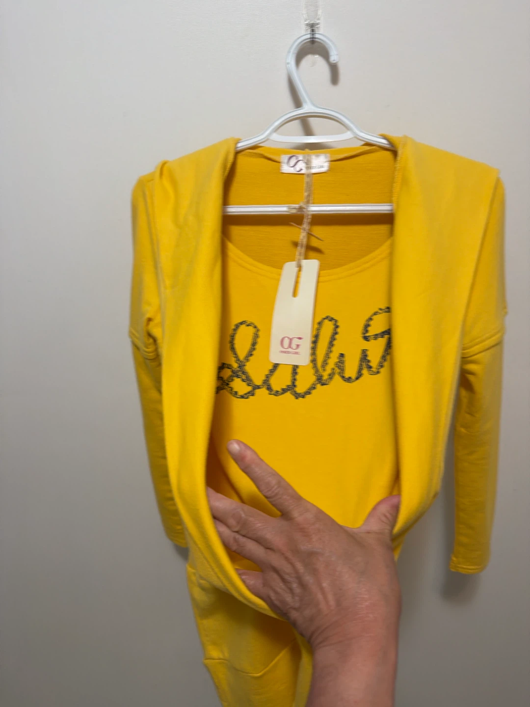 Ostier Girl Yellow Hoodie - photo 2