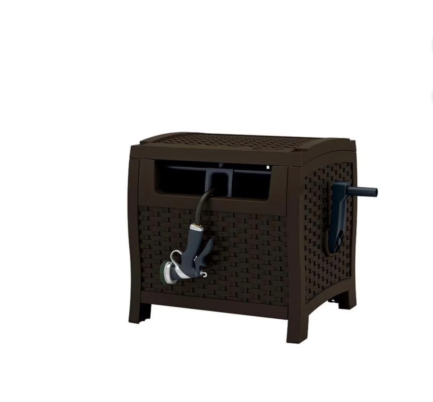 Suncast Slide Manual Hose Hideaway Reel Resin 175 ft Capacity - photo 4